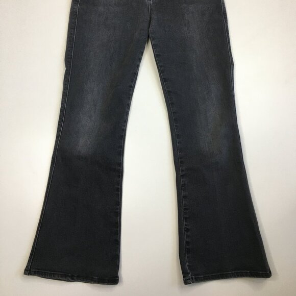 FRAME Denim Condor Wash Le Sylvie Kick Boot 5 Pocket Logo Hardware Jeans - Picture 8 of 12
